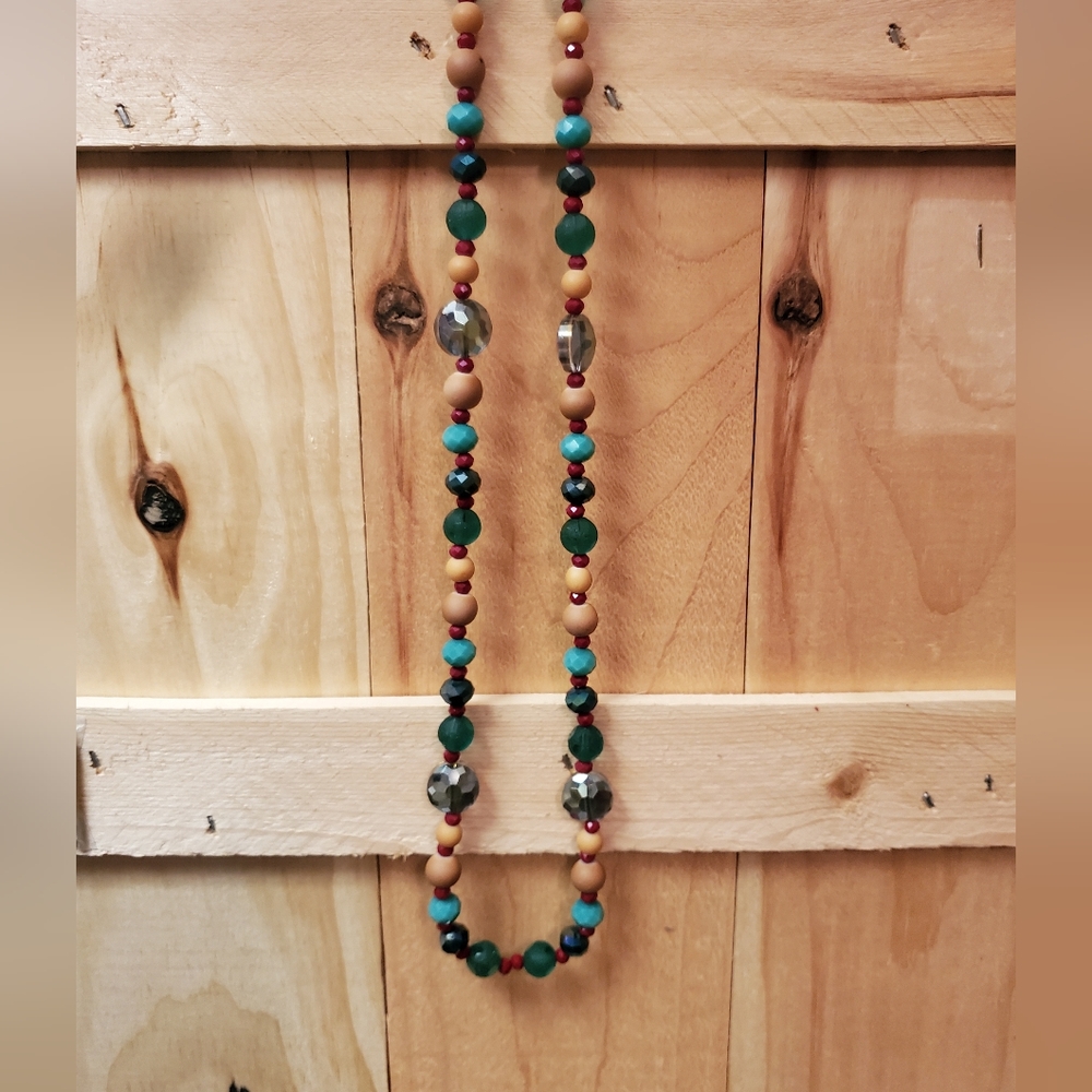 Glass Bead Western Necklace